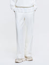 MLB Women's Basic Lace Ruffle Semi Wide Pants