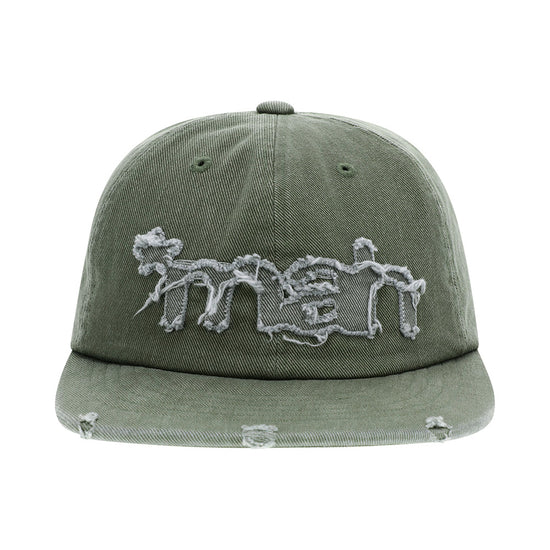 Mahagrid Washed Raw Cut Mah Cap [Khaki]