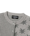 Nice Ghost Club Patchwork Knit Cardigan
