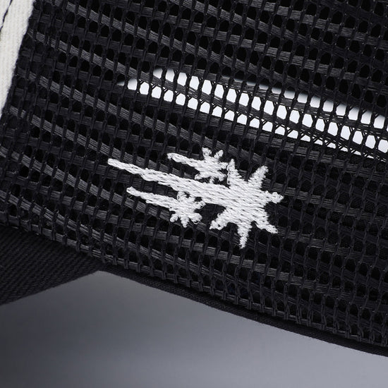 Nice Ghost Club Devil Bear Mesh Cap [White]