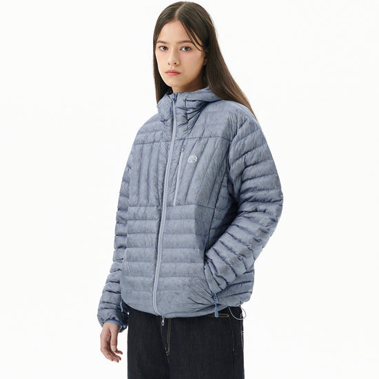 Mahagrid Light Hooded Down Puffer