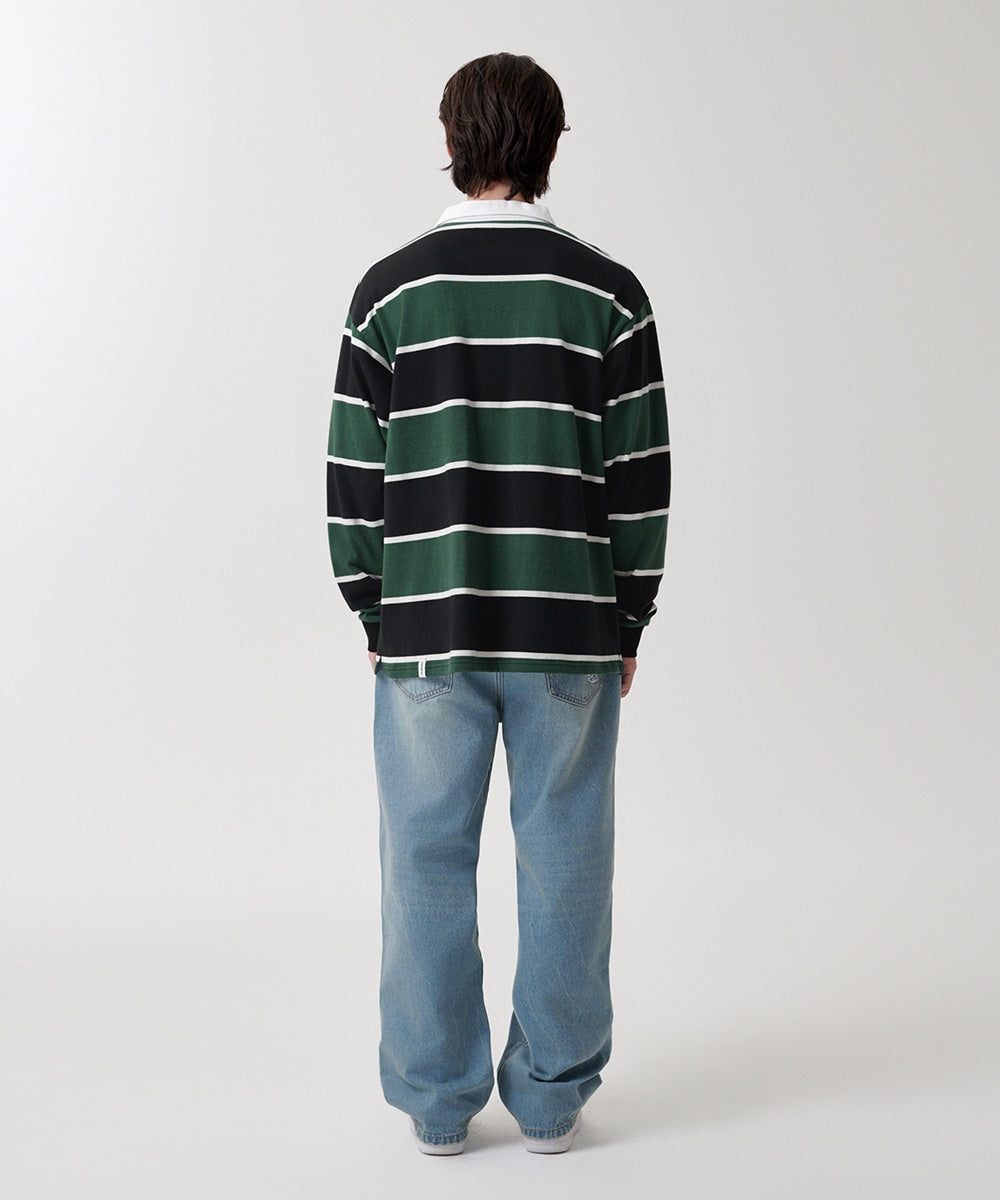 Mahagrid Stripe Rugby Shirt