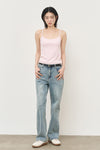 General Idea WOMAN Eyelet U-Neck Sleeveless