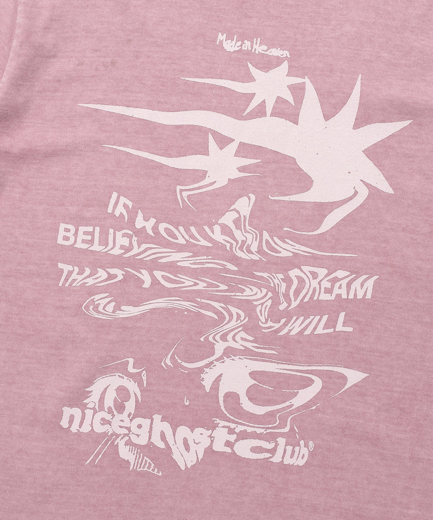 Nice Ghost Club Tornado Logo Pigment Tee