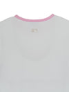 MLB Women's Lettering Slim Semi Crop Linger T-shirts