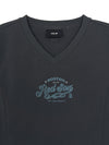 MLB Women's V-neck Letter Crop T-shirts