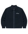 Mahagrid Washed Drizzler Blouson Jacket