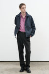 General Idea UNISEX Fleece Lined Coach Jacket [NAVY]