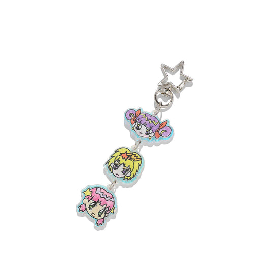 Nice Ghost Club Soul Pussy Cat Ghost Soul Girl Acrylic Keychain [Mix]