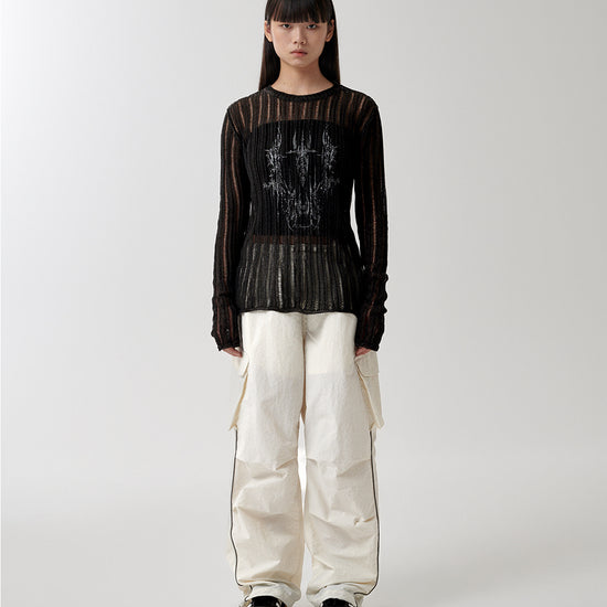 Mahagrid Tattoo Crochet Knit