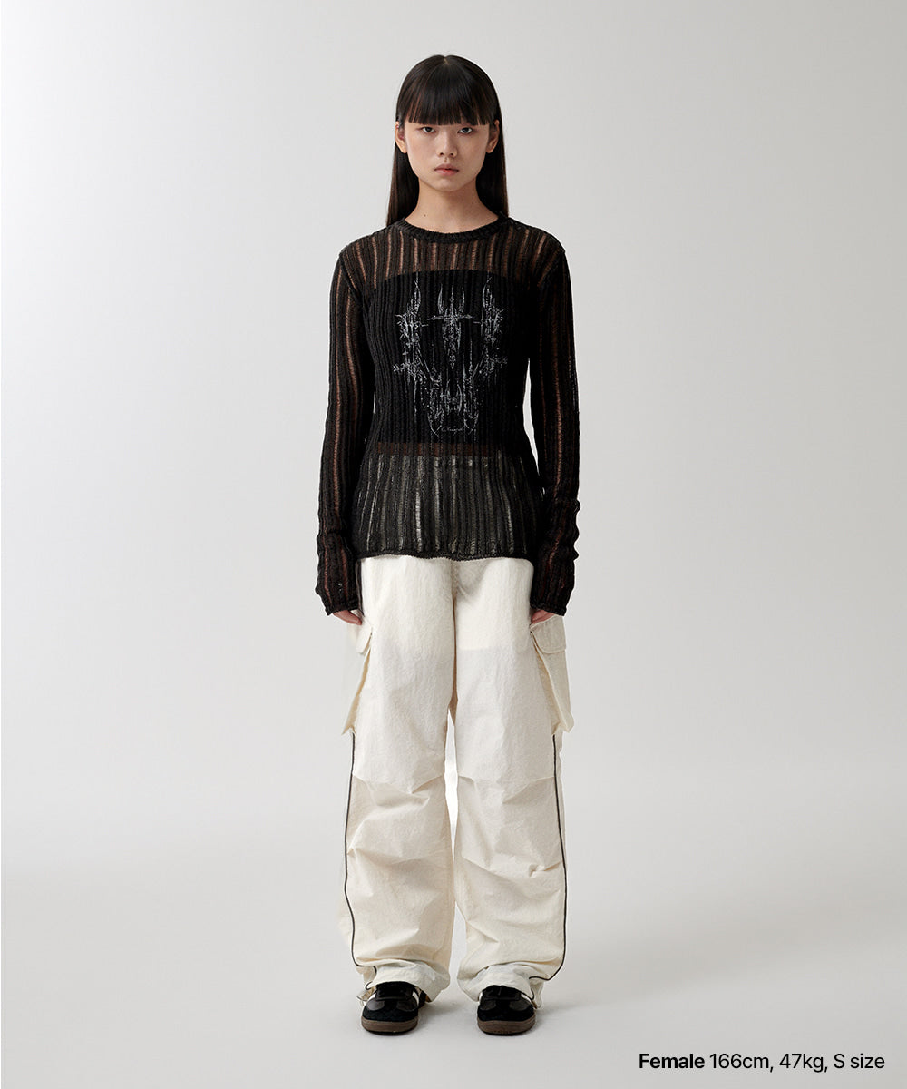 Mahagrid Tattoo Crochet Knit