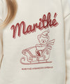 Marithé François Girbaud Kids Holiday Sweatshirt (Brushed) Cream