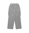 Nice Ghost Club Stripe Layered Skirt Pants