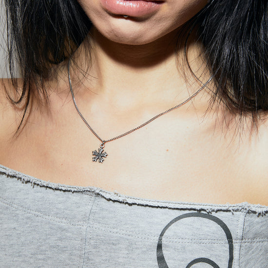 Mahagrid Cross Star Necklace [Silver]