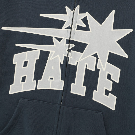 Nice Ghost Club 3 Stars Hate Hoodie Zip Up