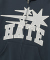 Nice Ghost Club 3 Stars Hate Hoodie Zip Up