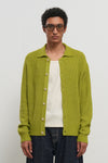 General Idea UNISEX Waffle Bouclé Collar Cardigan