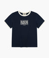 Marithé François Girbaud Kids Classic Logo Ringer Tee