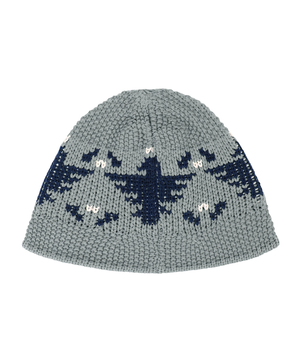 Mahagrid Eagle Knit Bucket Hat