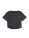 MLB Women's Vintage Slim Henley Neck T-shirt