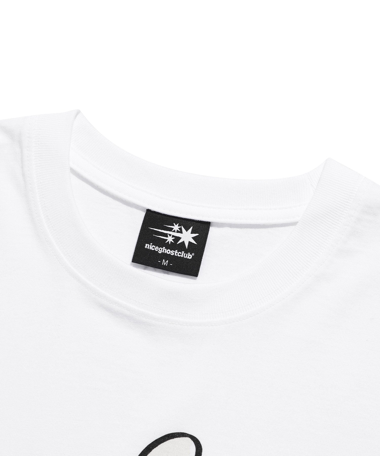 Nice Ghost Club Balloon Maca Drawing UV Tee [White]