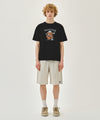 Marithé François Girbaud MARINE DRAWING DOODLE GRAPHIC TEE