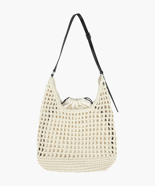 Marithé François Girbaud MACRAME HOBO BAG