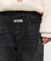 Marithé François Girbaud Kids Wide Flared Denim Pants