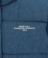 Marithé François Girbaud W DENIM CROP DOWN JACKET blue