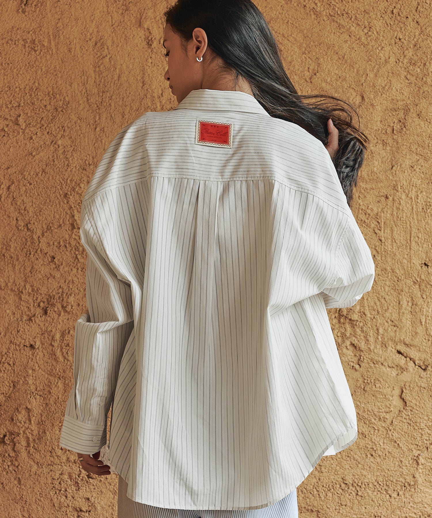 Bitter Cells Oversized Sasha Stripe Shirt