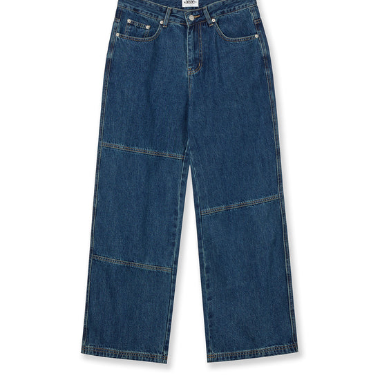 AEAE Denim Work Pants Mid Blue