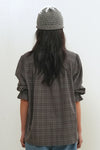 General Idea WOMAN Check Frill Blouse