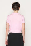 General Idea WOMAN Airy Essential Collar Half Knit