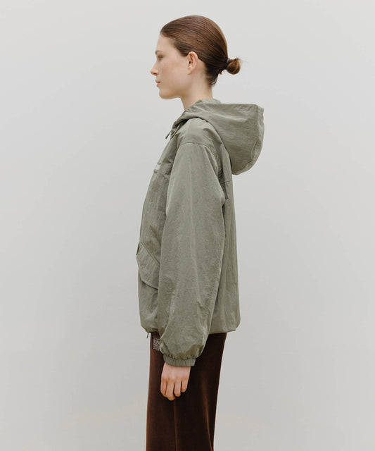 Marithé François Girbaud Marithé SPORT HOODED WINDBREAKER GRAY