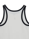 MLB Women's Basic Ringer Ribbed Sleeveless Ops