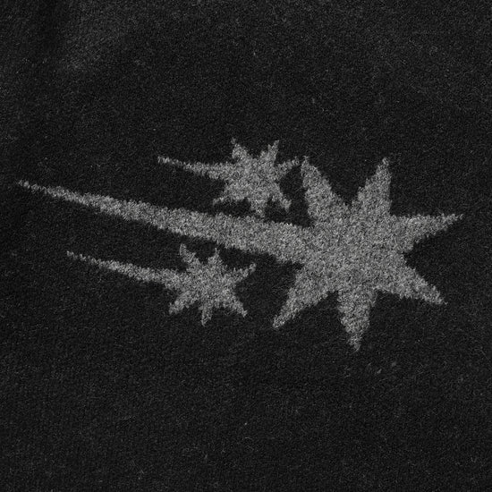Nice Ghost Club 3 Star Long Sleeve Knit Tee [Black]