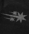 Nice Ghost Club 3 Star Long Sleeve Knit Tee [Black]