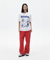 Mahagrid Street Crew Tee White