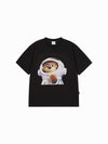 ADLV AC Bear Baby Face Astronaut Short Sleeve T-Shirt