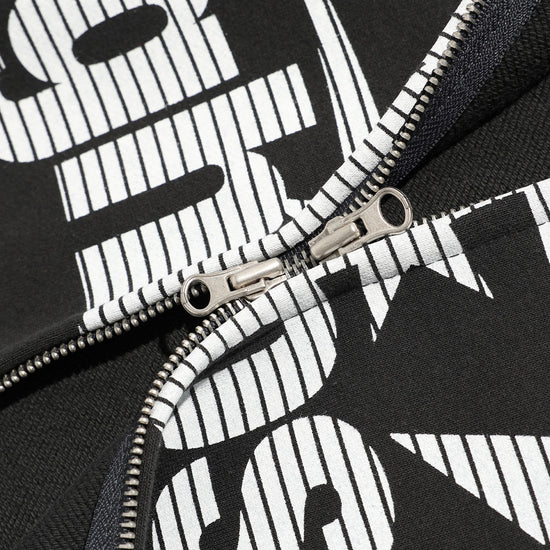 Nice Ghost Club Ghost 3Star Hoodie Zip Up [Charcoal]