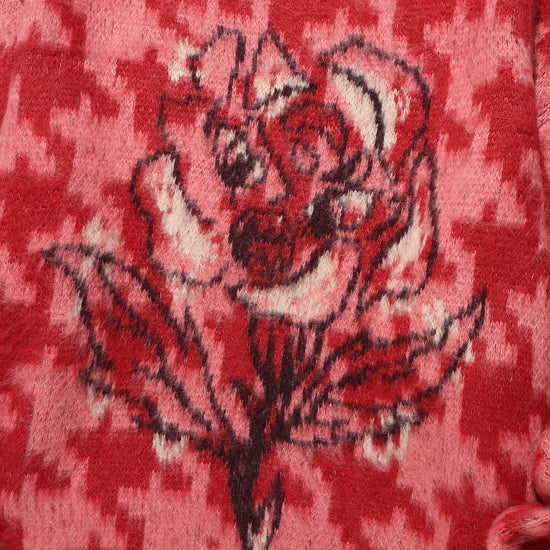Nice Ghost Club Houndstooth Devil Rose Knit