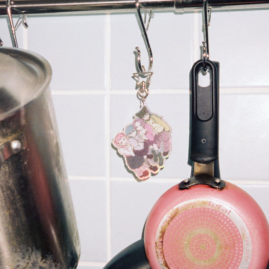 Nice Ghost Club Ghost Angels Photo Acrylic Key Chain [Mix]