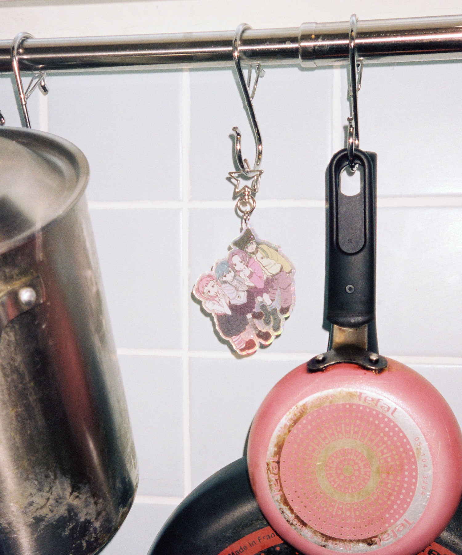Nice Ghost Club Ghost Angels Photo Acrylic Key Chain [Mix]