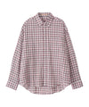 Bitter Cells Oversized Blurry Check Shirt
