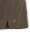 MLB Women's Gorpcore Glossy Shirring Mini Skirt