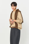 General Idea MAN Real Leather Western Belt [BROWN]