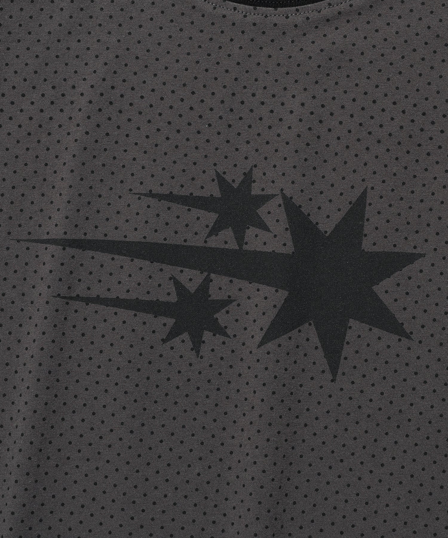 Nice Ghost Club 3 Star Dot Raglan Crop Tee