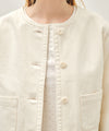 Marithé François Girbaud W ROUND NECK DENIM JACKET