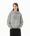 Mahagrid Raw Cut Pray Crop Hoodie