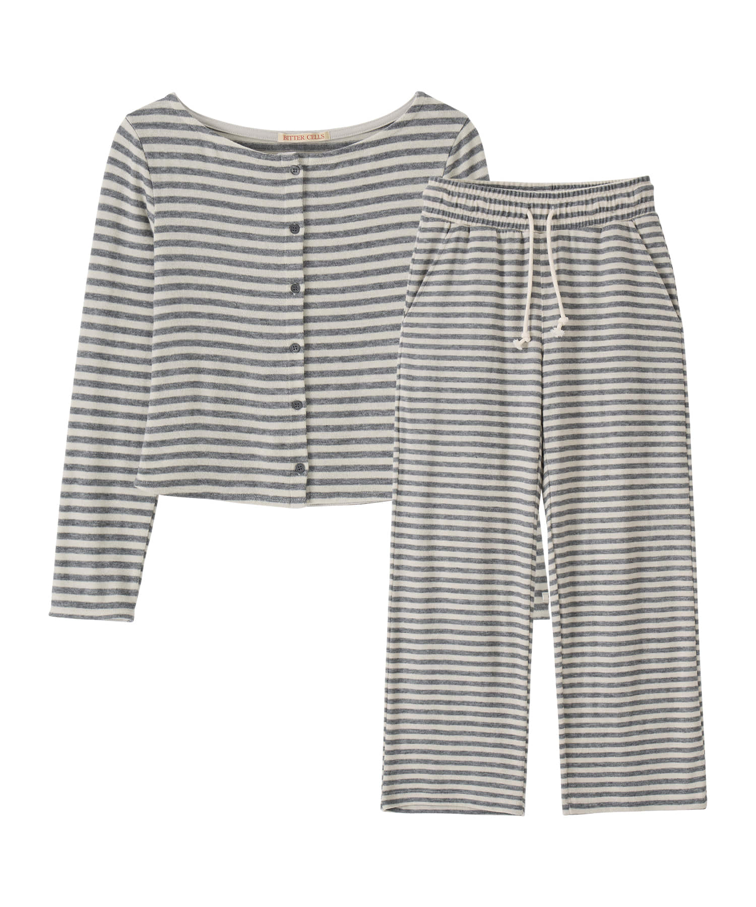 Bitter Cells [Set] Essential ST Knit Cardigan & Pants - 3 Colors
